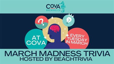 March Madness Trivia at COVA | Cova Brewing Company, Norfolk, VA ...