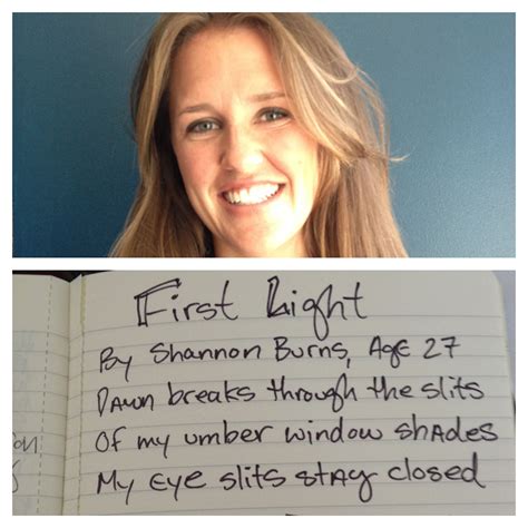 First Light | One light, Digital poetry, Shannon