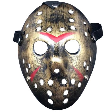 Jason Voorhees Friday the 13th Horror Movie Hockey Mask Scary Halloween ...