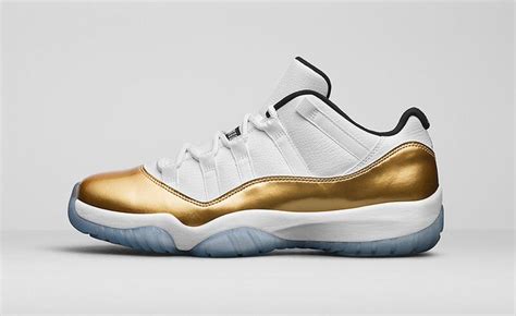 Air Jordan 11 Low "Gold" Launches This Saturday | Nice Kicks