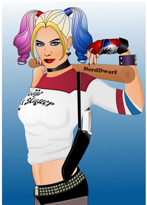 Harley Quinn ( Vector ) by NerdDwarf on DeviantArt