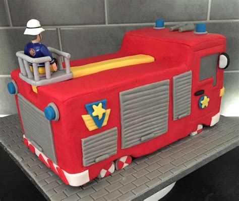 Fireman Sam, Jupiter, fire engine cake | Fireman sam, Fire engine cake, Fireman sam cake