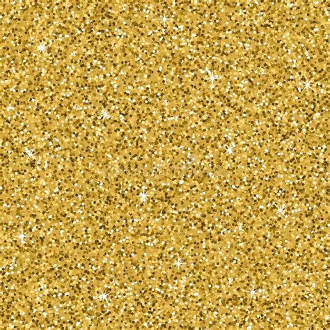 Seamless Yellow Gold Glitter Texture. Shimmer Background Stock Vector ...