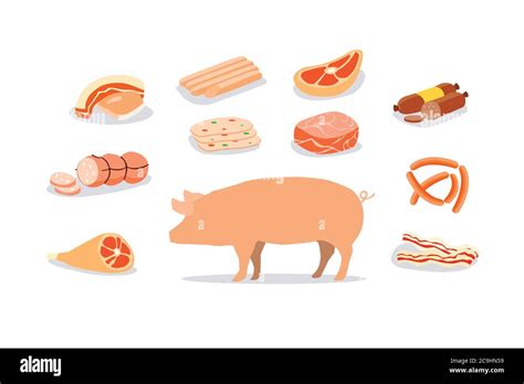 Pork products hi-res stock photography and images - Alamy