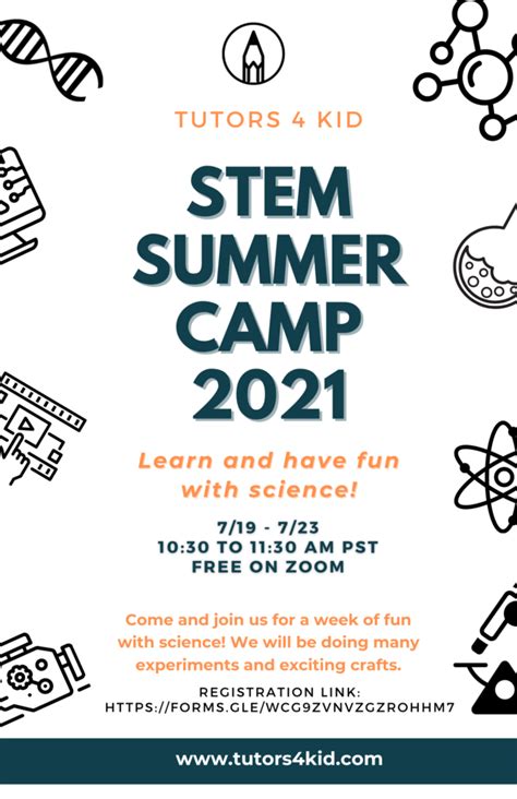 STEM Summer Camp 2021! - Tutors 4 Kid