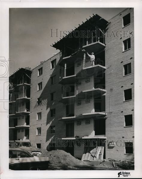 1966 Press Photo Fairview Village Apartments construction - cvb26785 ...