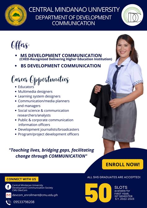 LOOK: Department of Development Communication Program – Central Mindanao University