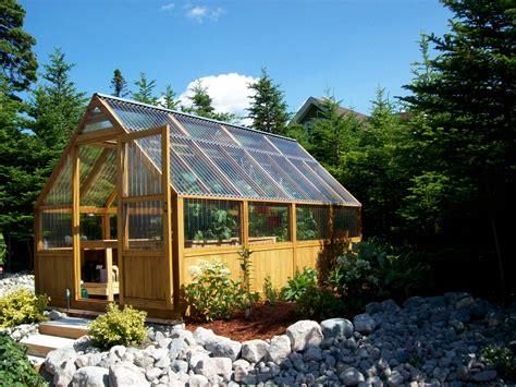 9 X 16 Greenhouse Plans. Polycarbonate Covered, Cedar Wood Frame ...