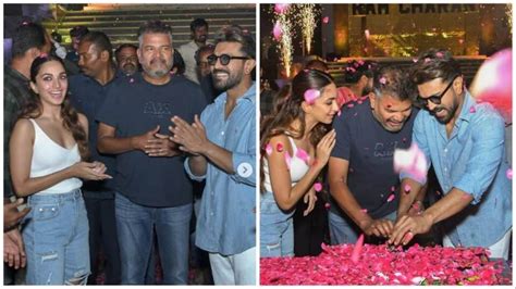 Kiara Advani celebrates Ram Charan's birthday on RC15 set with crew ...