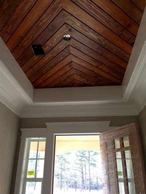 52 Amazing Wooden Ceiling for Elegant Home Decorating | Plafond, Idées faux- plafond