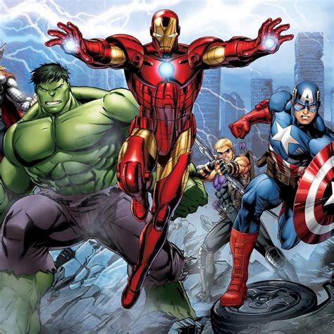 1224x1224 Resolution Marvel's Avengers Assemble Comic 1224x1224 Resolution Wallpaper ...