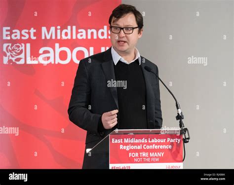 Alex Norris, Labour M.P. for Nottingham North speaking at the East ...