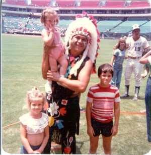 Chief Noc-A-Homa with some Braves fans | Atlanta braves wallpaper, Atlanta braves