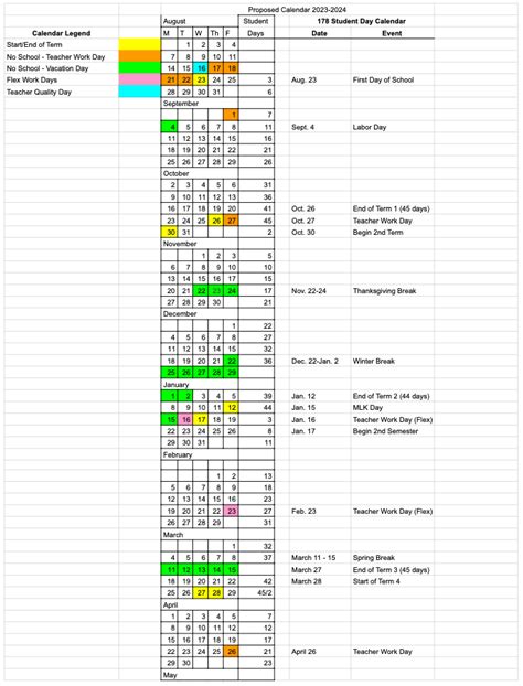 Approved 2023-24 Academic Calendar - Waukee Community School District