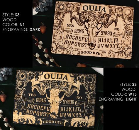 Classic Ouija Board Halloween Party Occult Practice Spirit - Etsy