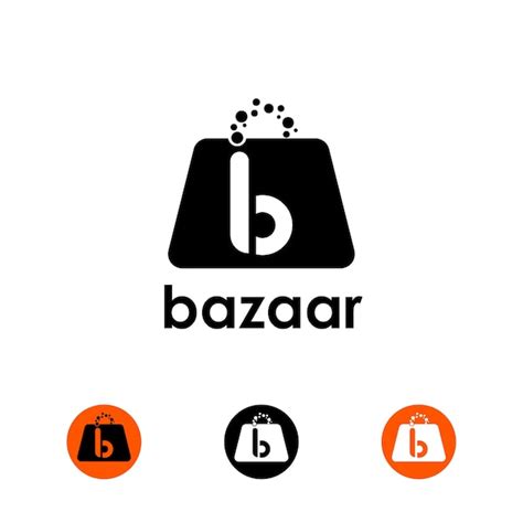 Premium Vector | Bazaar logo