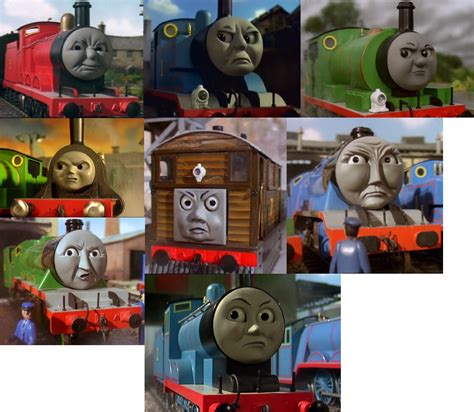 Thomas and his friends are angry of Meme by leonsart933838 on DeviantArt