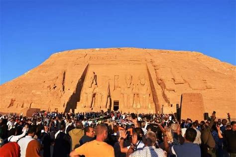 In Photos: Thousands witness sun alignment at King Ramses II temple in ...