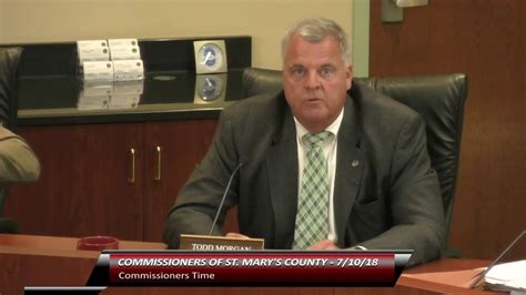 7/10/18 Commissioners of St. Mary's County Business Meeting - YouTube