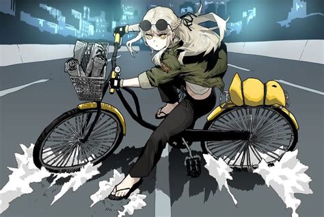 Anime Bicycle Wallpaper | 캐릭터 일러스트, 만화 캐릭터 그림, 일러스트레이션