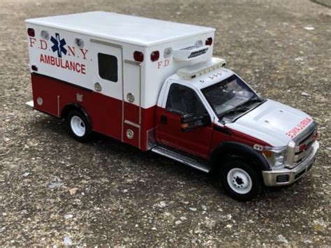 First-Gear-1-34-Custom-FDNY-Ambulance-Kitbash-Great-for-Code-3-Collectors | Fdny, Ambulance, Custom