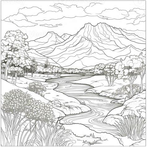 Top 79+ newest landscape coloring pages , 100% free printables - Shill Art