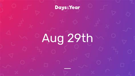 National Holidays on August 29th, 2023 | Days Of The Year