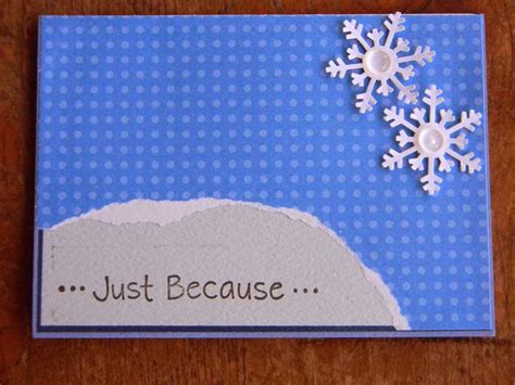 Artistic Endeavors 101: Quick Winter Greeting Cards