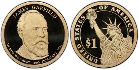 2011-S $1 James Garfield, DCAM (Proof) Presidential Dollars - PCGS CoinFacts