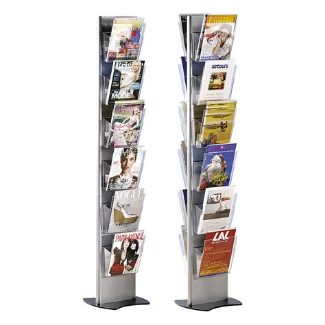 Brochure display stand for A4: detachable brochure holder | kaiserkraft