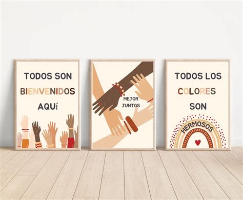 Spanish Classroom Decor for Spanish Teachersdigital Print Set - Etsy