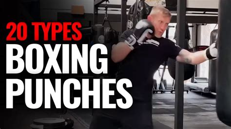 20 Types of Single Boxing Punches - YouTube