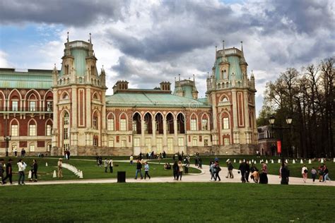 Grand Palace Museum. Architecture of Tsaritsyno Park in Moscow. Color Photo Editorial Image ...