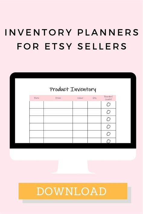 Are you ready to optimise your Etsy shop inventory organisation? Click the link to check out my ...