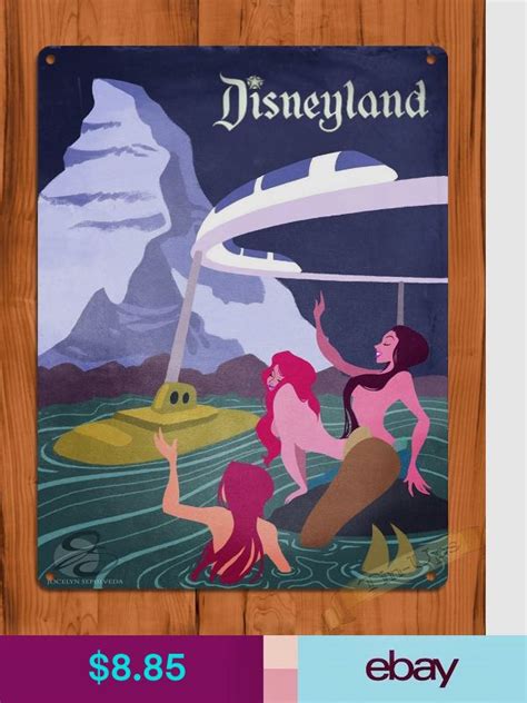 Plaques & Decorative Signs Collectibles | Disneyland vintage poster, Vintage disneyland, Vintage ...