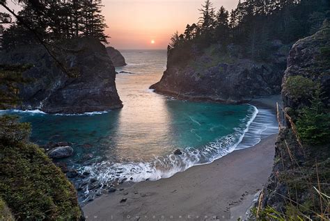 Emerald Cove Stock Image, Brookings, Oregon - Sean Bagshaw Outdoor Exposure Photography