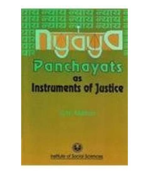 Nyaya Panchayats As Instruments Of Justice: Buy Nyaya Panchayats As ...