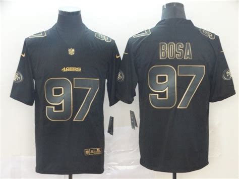 Nick Bosa #97 San Francisco 49ers Nfl Explosion Legendary Gold Black ...