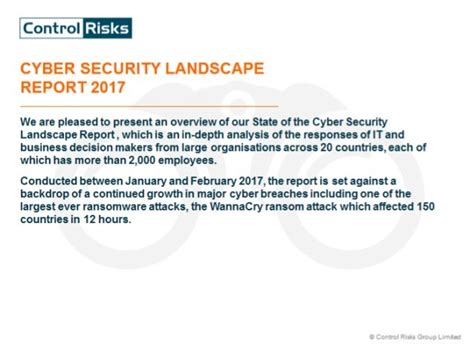 Cyber Security Landscape Report 2017