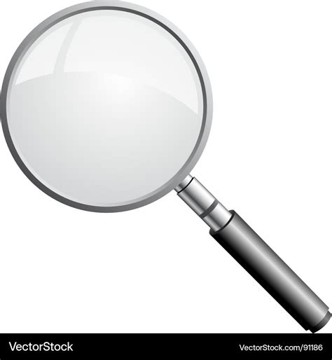 Magnifying glass Royalty Free Vector Image - VectorStock