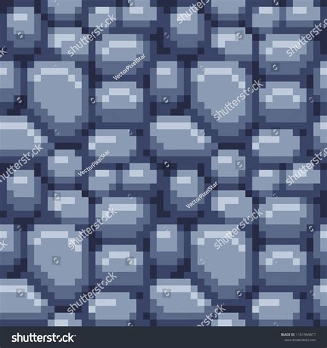 Ground or stone texture tile seamless pattern, for pixel art style game, vector illustration #Ad ...