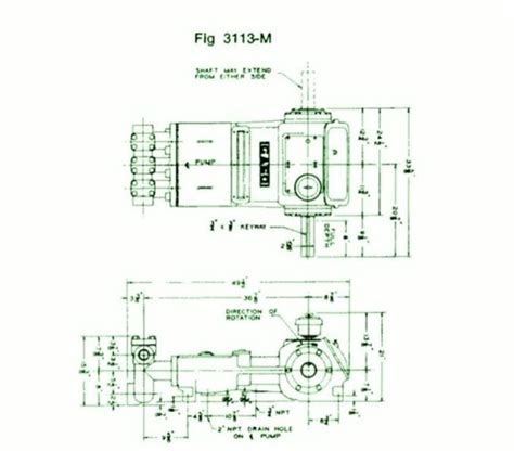 3113 M, Triplex, Plunger Pump | Wheatley Gaso Pump Parts