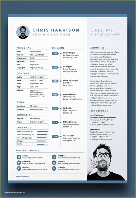 Artist Cv Templates Free Of 7 Free Editable Minimalist Resume Cv In Adobe Illustrator ...