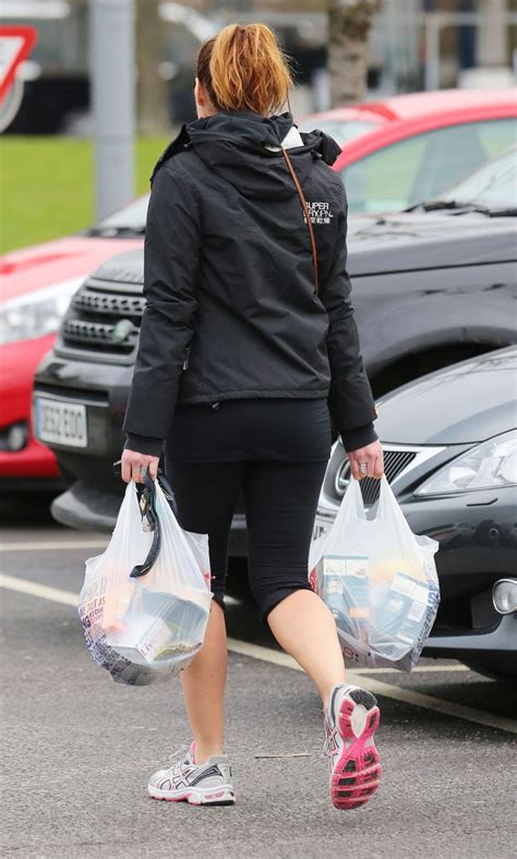 ALISON KING in Leggings Out Shopping in Cheshire – HawtCelebs