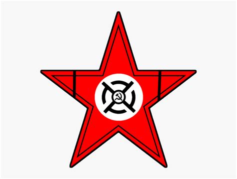 National Bolshevik Style Soviet Star By Columbiansfr - Transparent ...