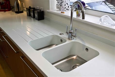 Create beautiful kitchen sinks with simple elegance of Granium® Acrylic Solid Surfaces #kitchen ...