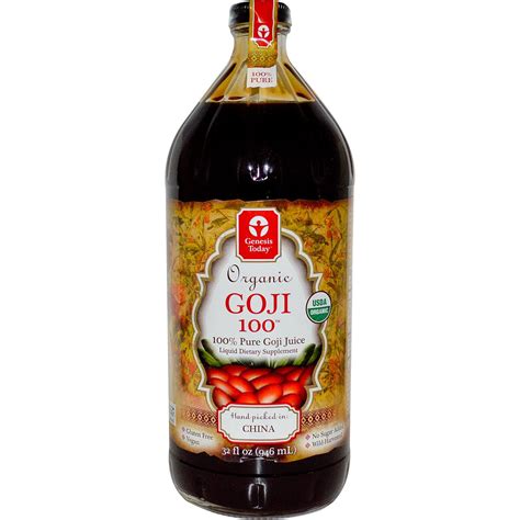 Organic Goji Berry 100, 946 ml - Supplement Online Australia – Mega Vitamins