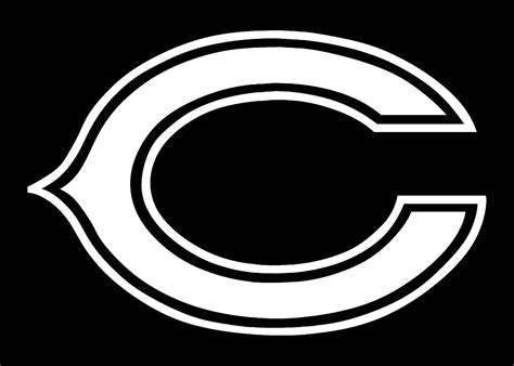 Chicago Bears Logo Black And White