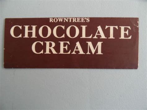 ROWNTREE'S CHOCOLATE CREAM CHOCOLATE BAR WRAPPER BY ROWNTREE & CO. LTD. YORK | Sweets ...