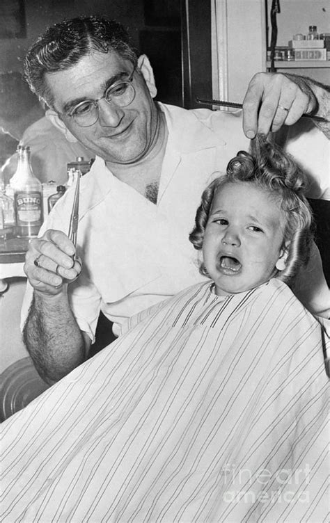 Toddler Getting Haircut, Crying Photograph by Bettmann | Pixels